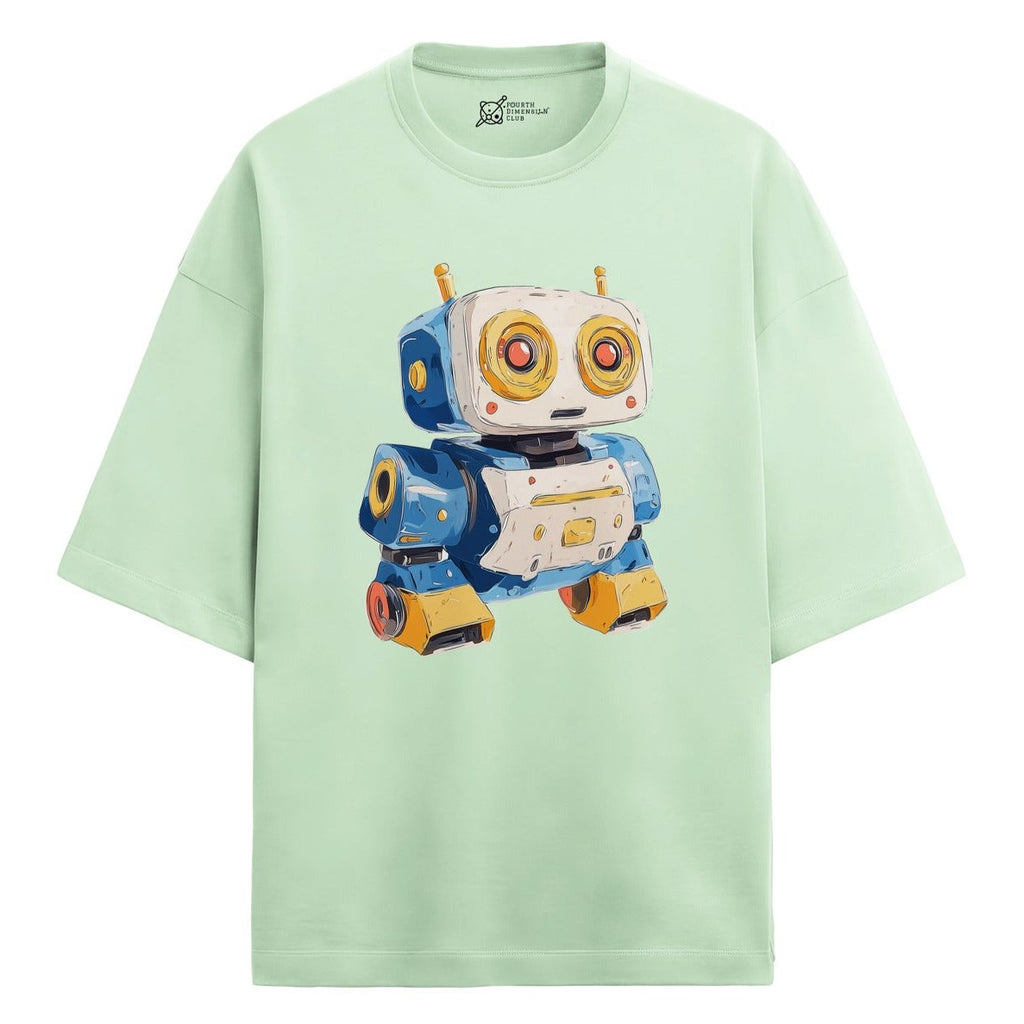 Zappy Oversized French Terry T-Shirt — jade
