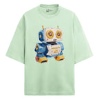 Zappy Oversized French Terry T-Shirt — jade