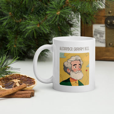 Alexander Graham Bell Coffee Mug #GeniusDoodles