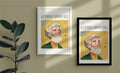 Alexander Graham Bell Framed Poster — front view