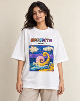 Ammonite Oversized French Terry T-Shirt #AncientArchives