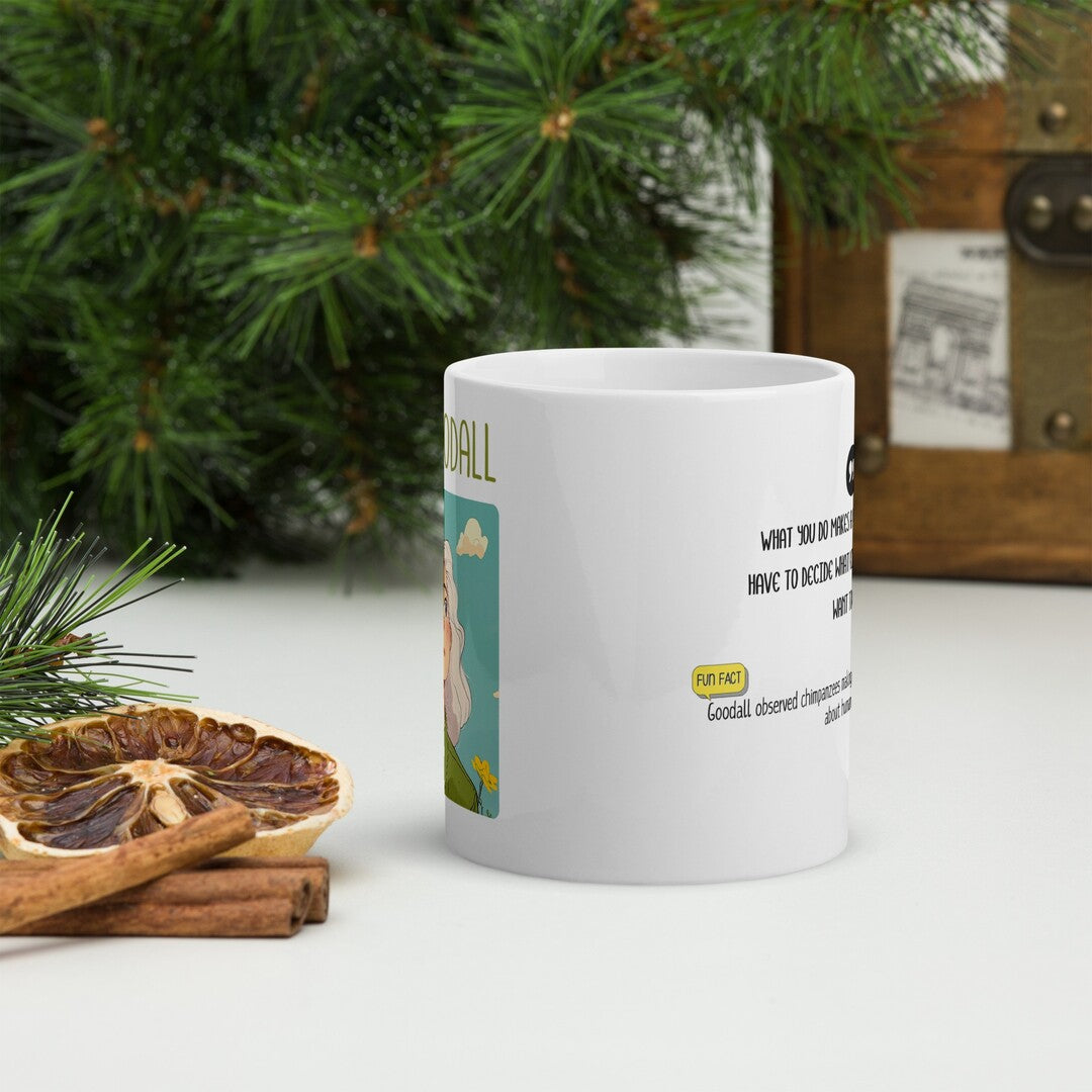 Jane Goodall Coffee Mug — detail view 2