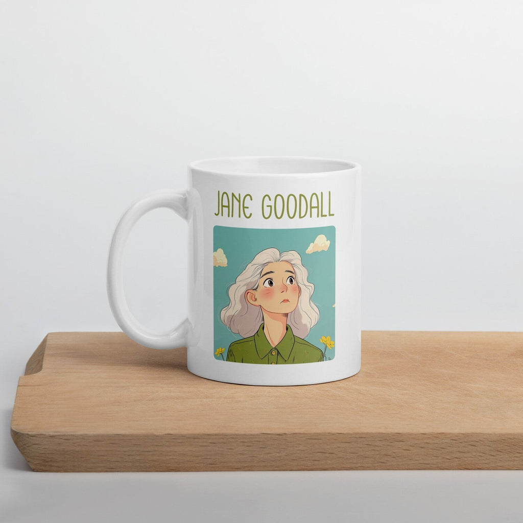 Jane Goodall Coffee Mug — back view