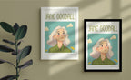 Jane Goodall Framed Poster — front view
