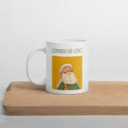 Leonardo da Vinci Coffee Mug — back view