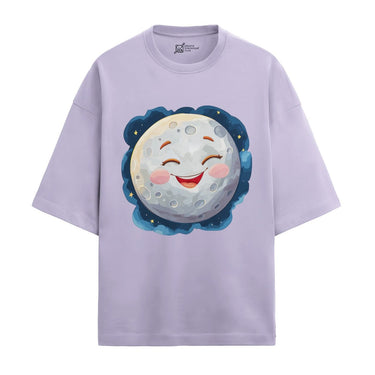 Moon Oversized French Terry T-Shirt #StellarSquad