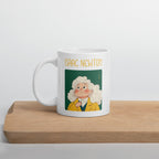 Isaac Newton Coffee Mug — back view