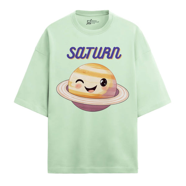 Saturn Oversized French Terry T-Shirt #StellarSquad