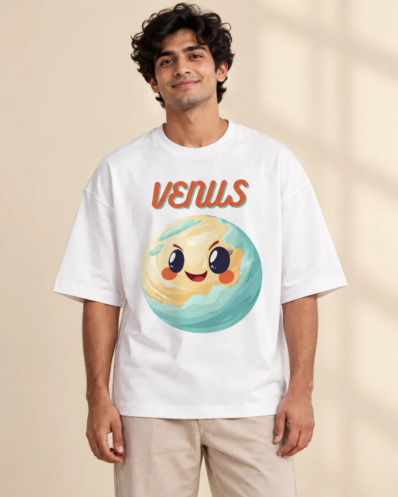 Venus Oversized French Terry T-Shirt #StellarSquad