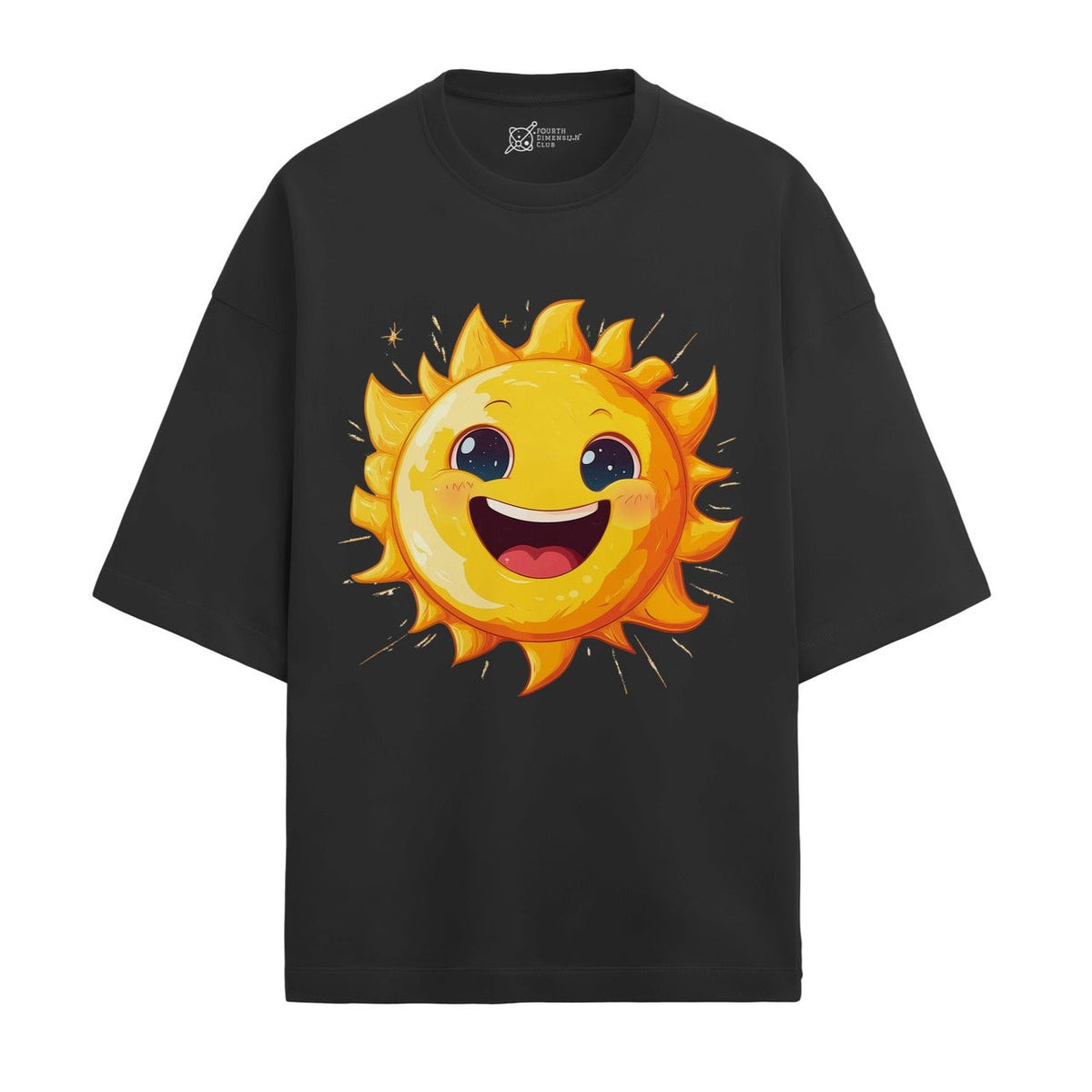 Sun Oversized French Terry T-Shirt