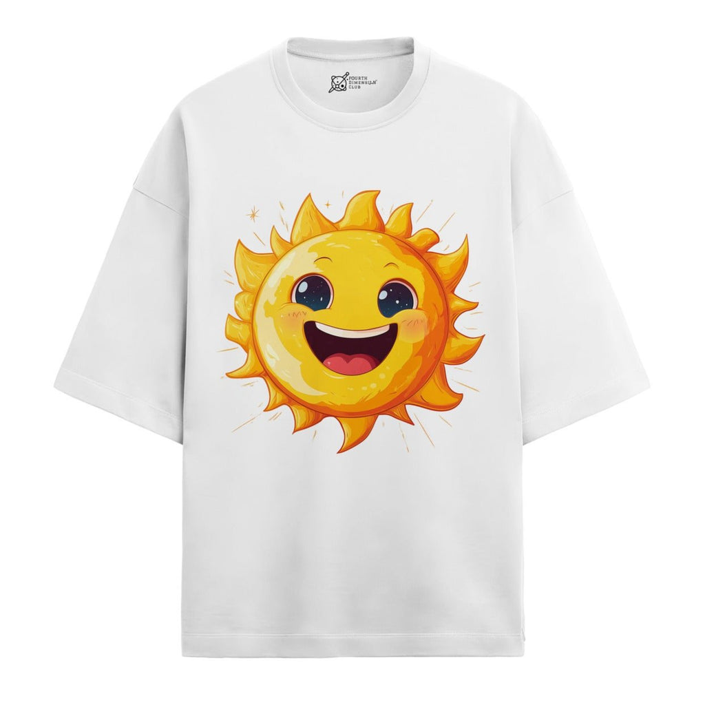 Sun Oversized French Terry T-Shirt