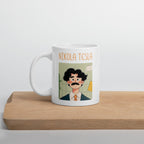 Nikola Tesla Coffee Mug — back view