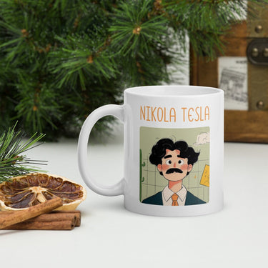 Nikola Tesla Coffee Mug #GeniusDoodles