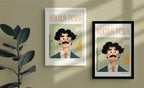 Nikola Tesla Framed Poster — front view