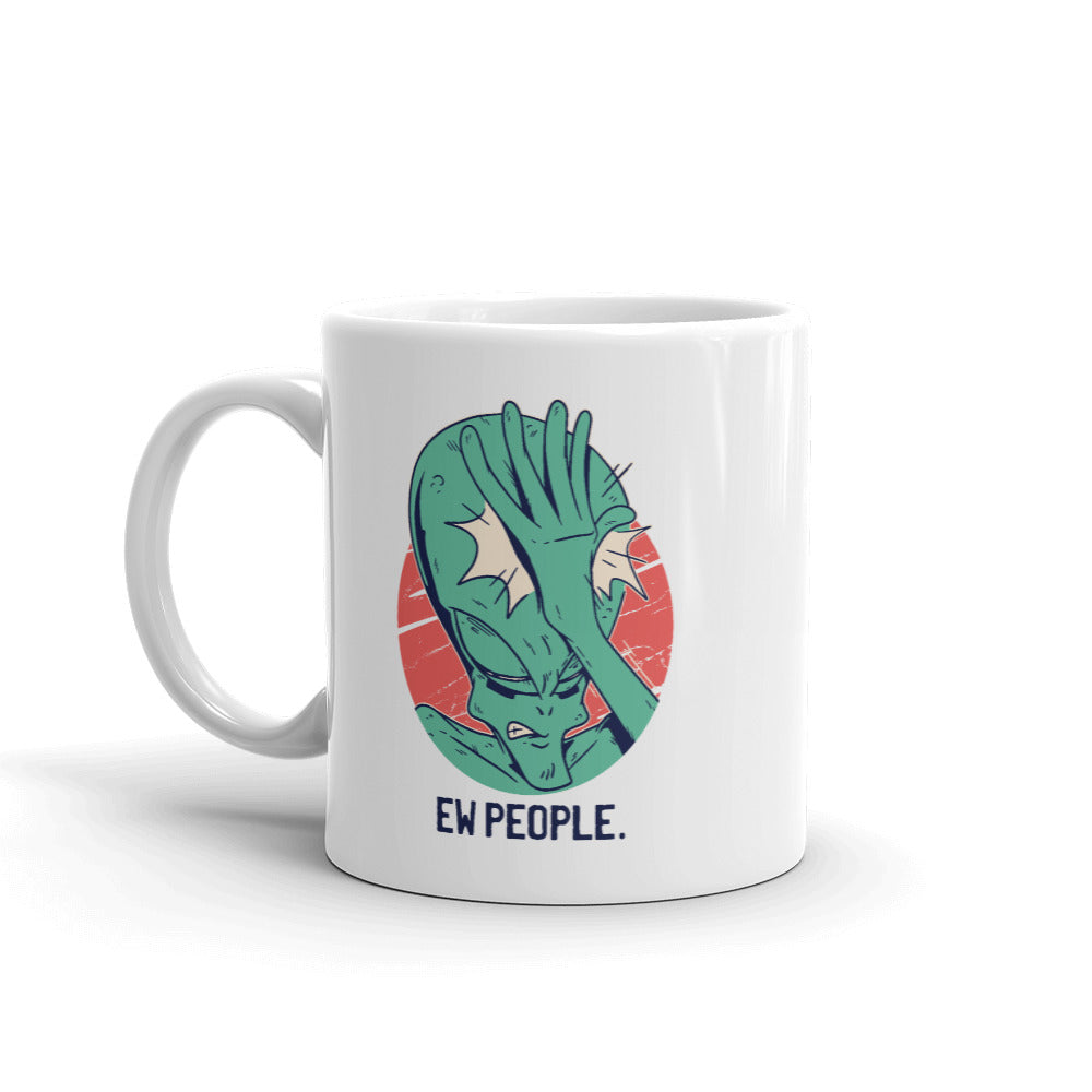 Alien Facepalm Coffee Mug