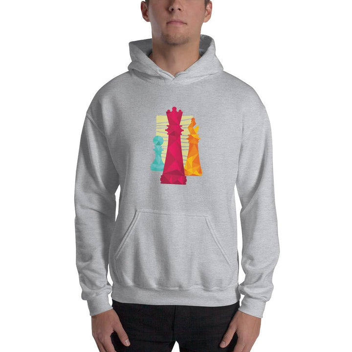 Chess Pieces Unisex Hooded Sweatshirt