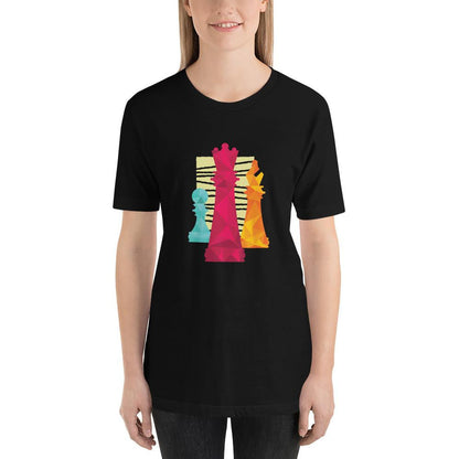 Chess Pieces Half Sleeve T-Shirt