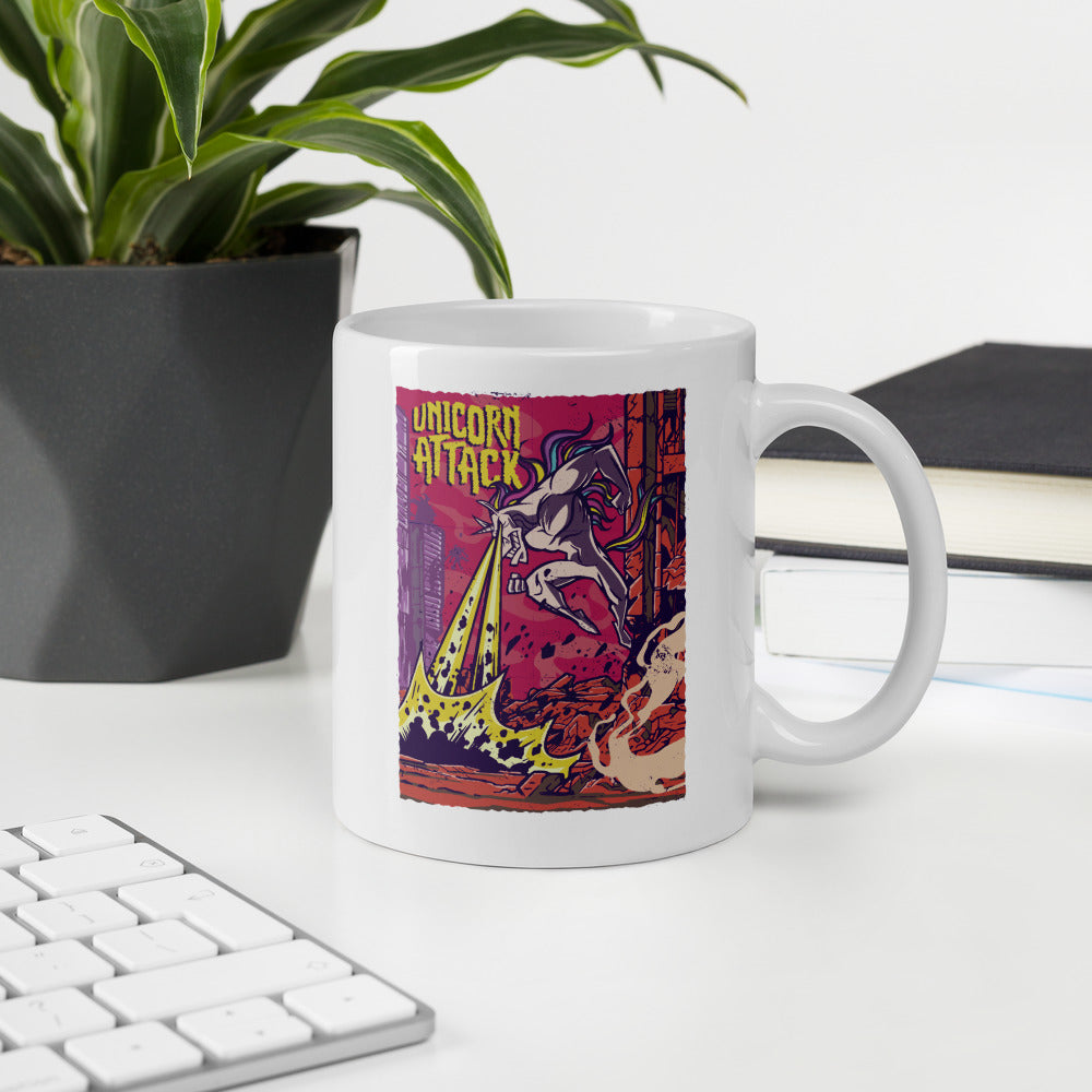 Unicorn Attack Coffee Mug