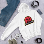 Jurassic Pug Unisex Hooded Sweatshirt — White