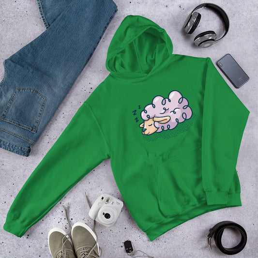 Sleeping Sheep Unisex Hooded Sweatshirt