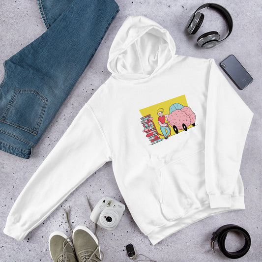Book Fuel Unisex Hooded Sweatshirt