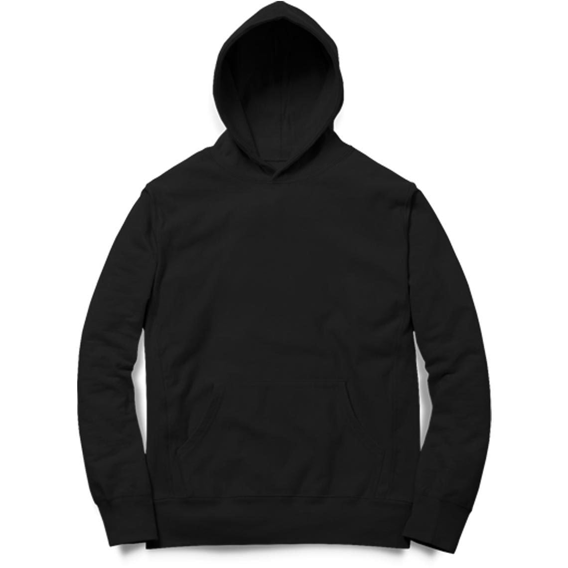 Plain Unisex Hooded Sweatshirt
