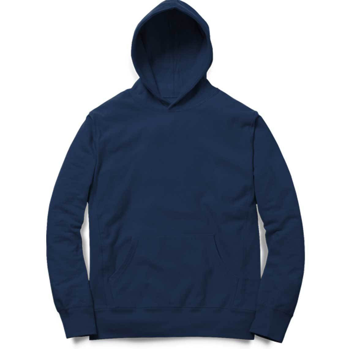 Plain Unisex Hooded Sweatshirt
