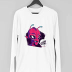 Friggin Humans Full Sleeve T-Shirt — White