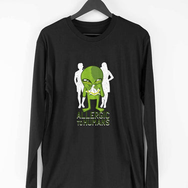 Allergic To Humans Full Sleeve T-Shirt