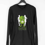 Allergic To Humans Full Sleeve T-Shirt — Black
