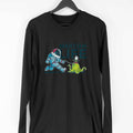 Life On Mars Full Sleeve T-Shirt — Black