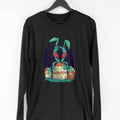 Easter Alien Full Sleeve T-Shirt — Black