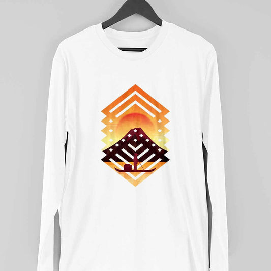 Sunset Boat Full Sleeve T-Shirt