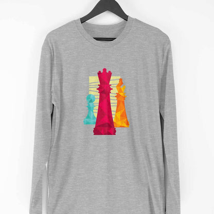 Chess Pieces Full Sleeve T-Shirt