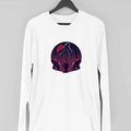 Astronaut Alien Full Sleeve T-Shirt — White