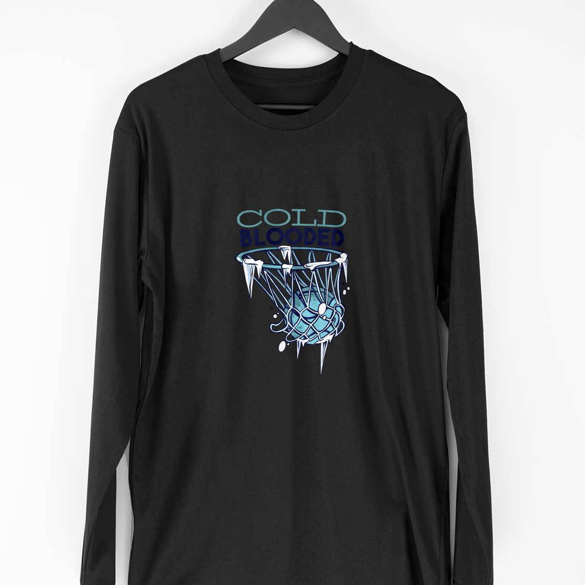 Cold Blooded Full Sleeve T-Shirt — Black