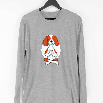Yoga Dog Full Sleeve T-Shirt