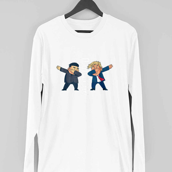 Peace Cartoon Full-Sleeve T-Shirt