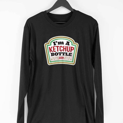 Ketchup Bottle Full Sleeve T-Shirt