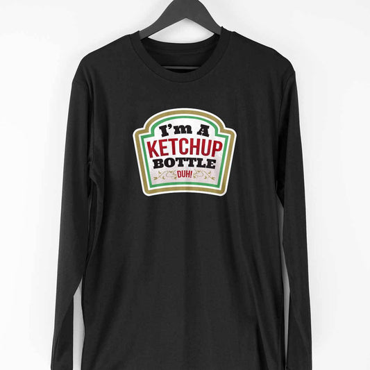 Ketchup Bottle Full Sleeve T-Shirt