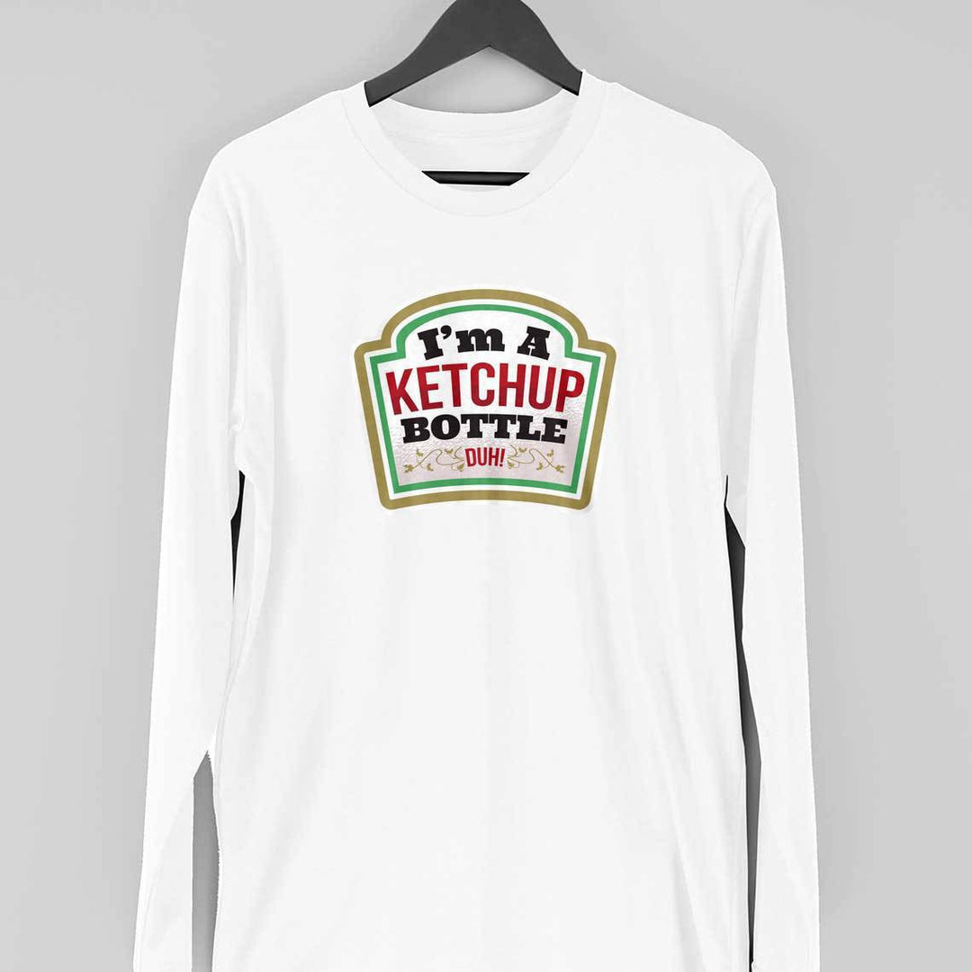 Ketchup Bottle Full Sleeve T-Shirt
