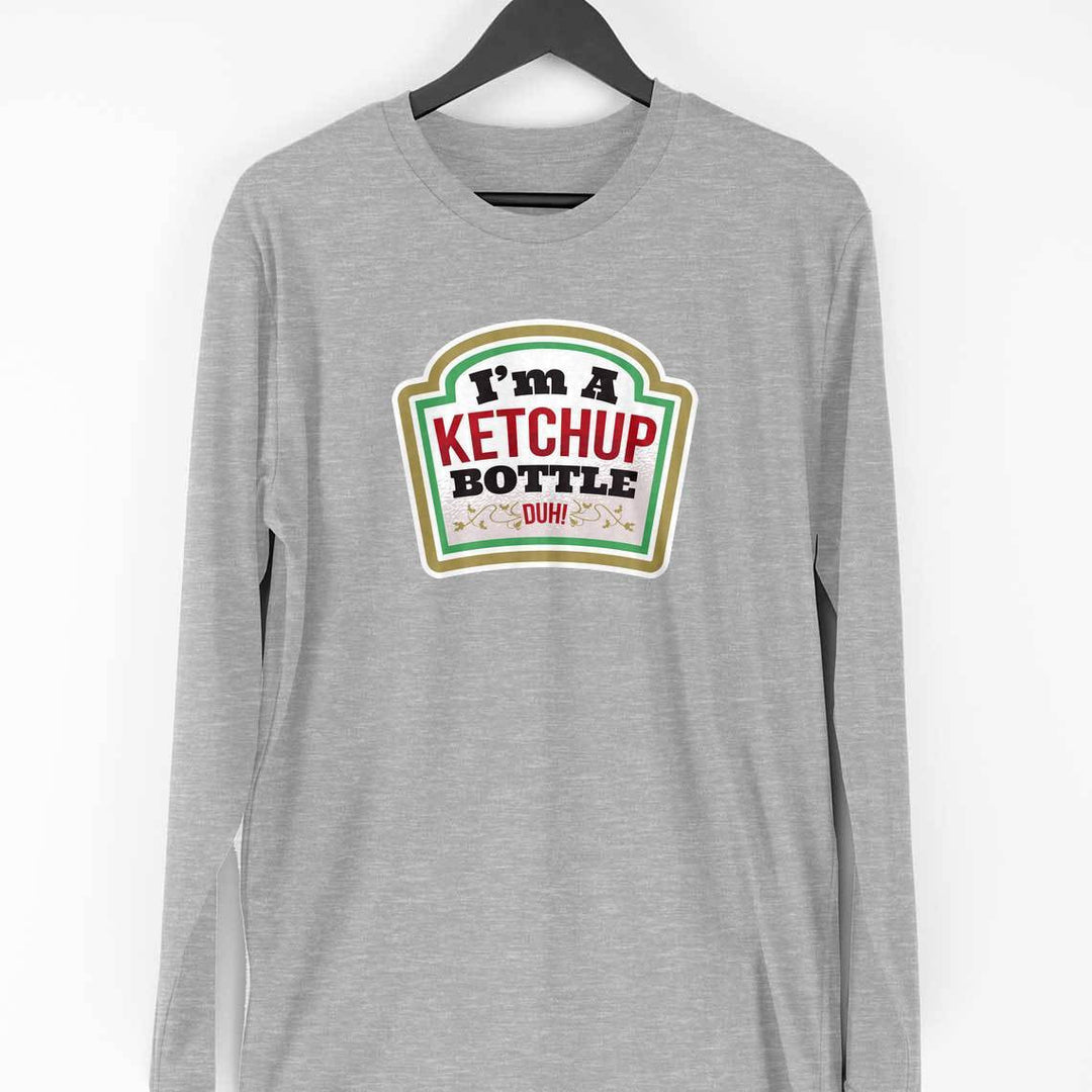 Ketchup Bottle Full Sleeve T-Shirt