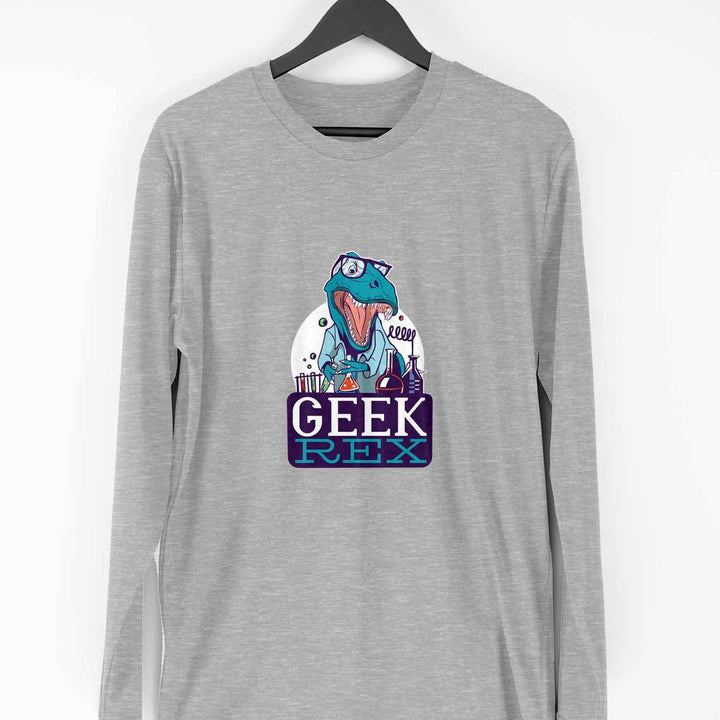 Geek Rex Full Sleeve T-Shirt