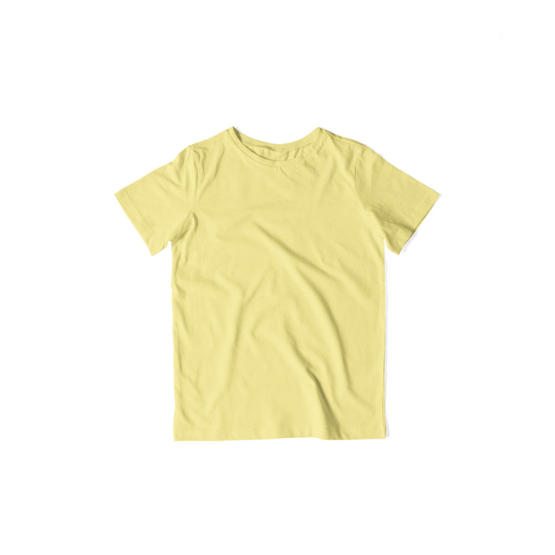 Kid's Plain Half Sleeve T-Shirt
