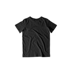 Kid's Plain Half Sleeve T-Shirt — Black