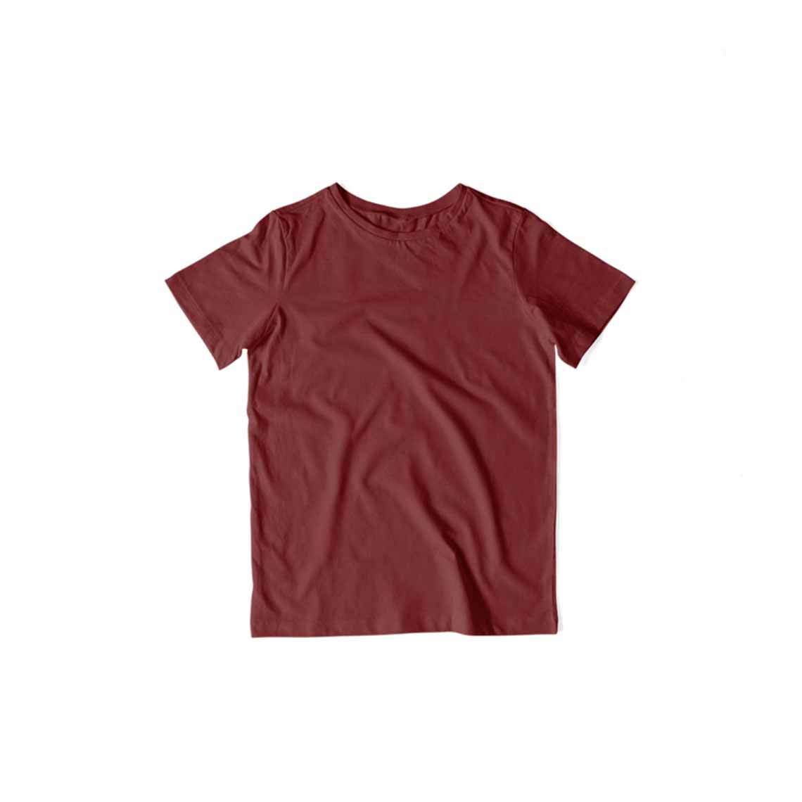 Kid's Plain Half Sleeve T-Shirt
