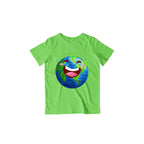 Happy Earth Kids T-Shirt — Liril Green