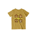 Modern Monkey Kids T-Shirt — Mustard Yellow