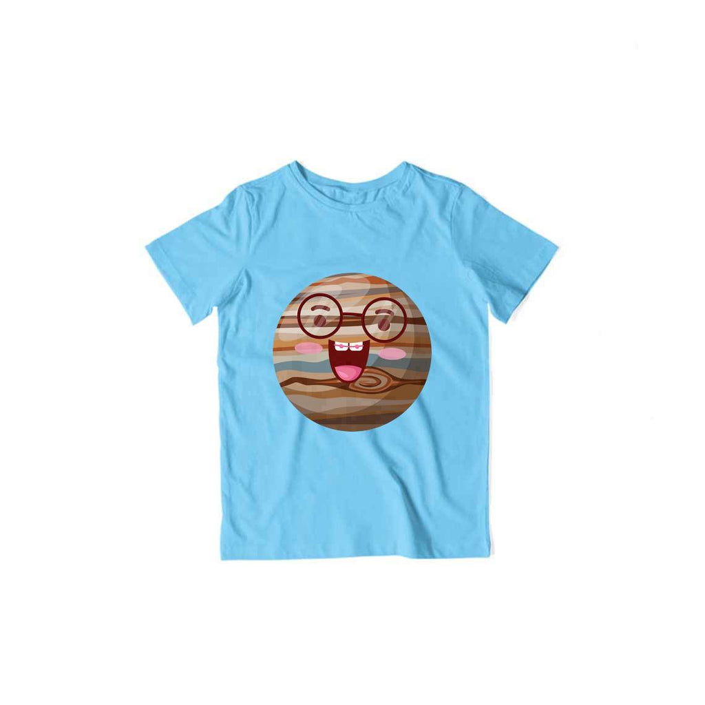 Happy Jupiter Kid's T-Shirt — Sky Blue