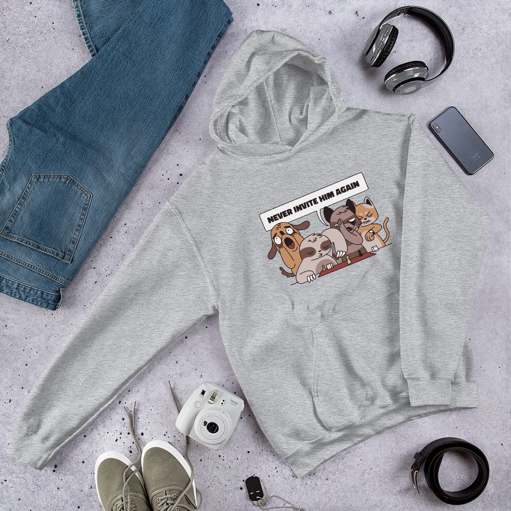 Playing With Sloth Unisex Hooded Sweatshirt
